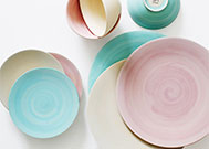 SOROI「SOROI Usurai PLATE M ivory, mint, pink 3枚セット」